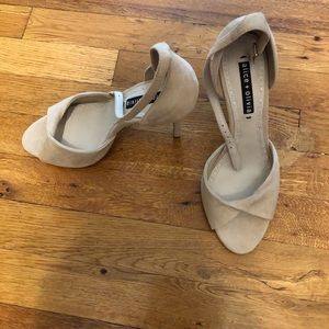 Tan suede Alice and Olivia stilettos